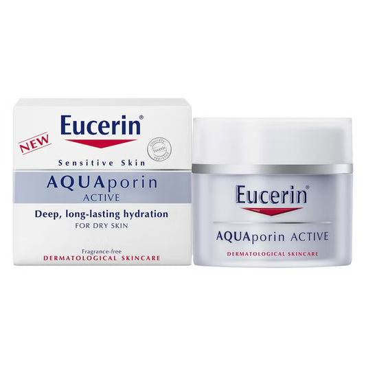 Eucerin Aquaporin Active Moisturising Rich Cream For Dry Skin 50ml