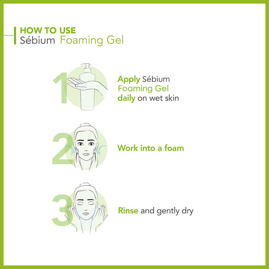 Bioderma Sébium Purifying & Cleansing Facial Foaming Gel