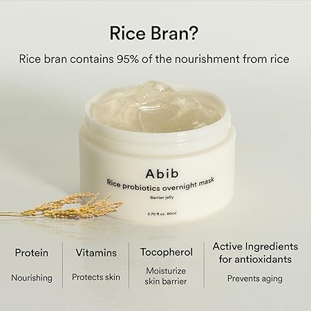 Abib Rice Probiotics Overnight Mask Barrier Jelly 80ml