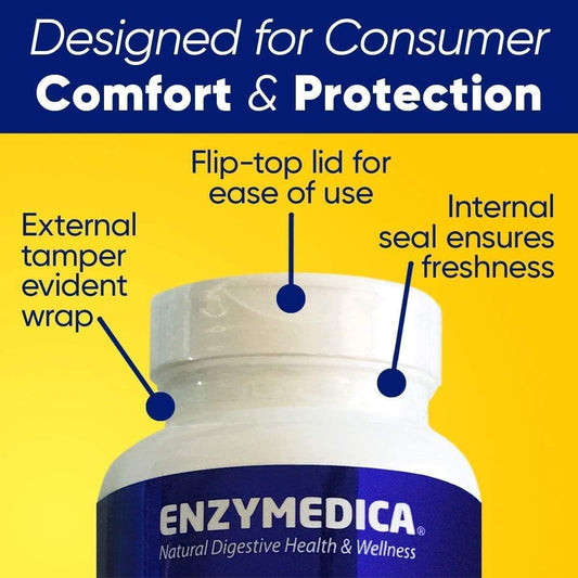 nzymedica Digest Complete Enzyme Formula 30 Caps | Gas & Bloating Relief