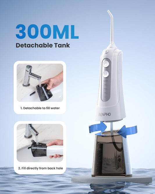 Renpho Cordless Oral Irrigator (Water Flosser)