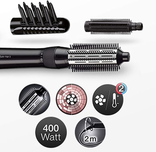 Braun Satin Hair 3 AS330 Airstyler | Hot Air Brush & Multi-Styler