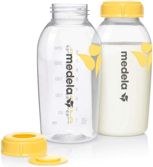 Medela Breast Milk Storage Bottles 250ml (2 Pack) | BPA-Free